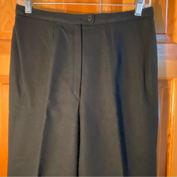 Vintage Pendleton Virgin Wool Trouser Pants High Rise Black Size 10 - Picture 4 of 10